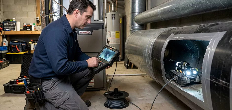 Robotic Duct Inspection in Laredo, TX