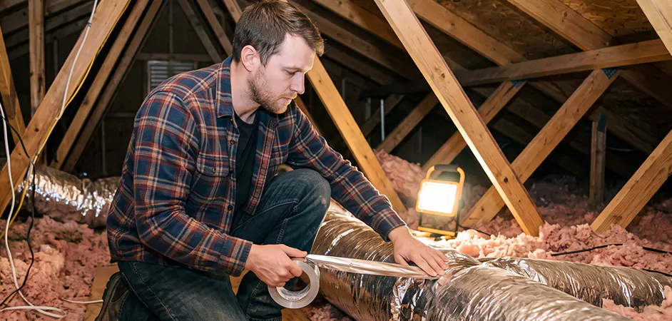 Attic Duct Sealing and Insulation in Laredo